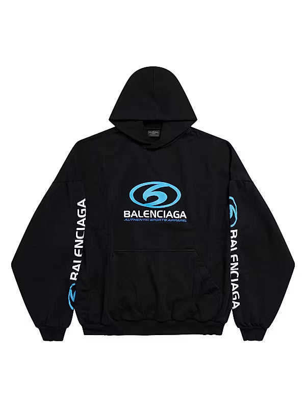 Balenciaga Surfer Round Oversized Hoodie