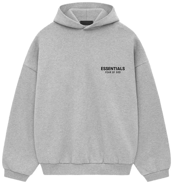 Fear Of God Essentials Fleece Hoodie II Light Heather Grey