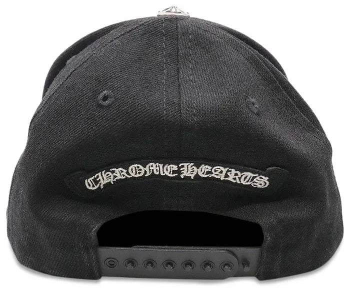Chrome Hearts Floral Dagger Snapback Black