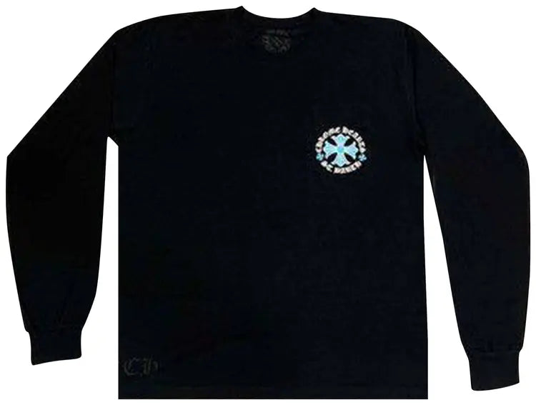 Chrome Hearts St. Barth's Exclusive Long Sleeve T-shirt Black/Blue