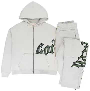 Godspeed OG Logo Sweatsuit Stone Green