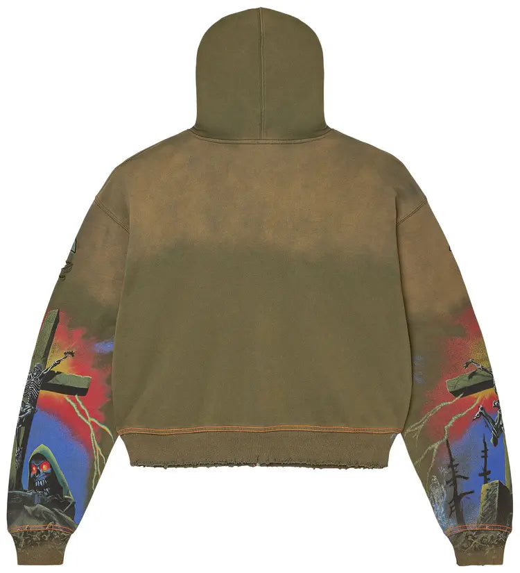 Vale Forever Damned Big Zip Up Green