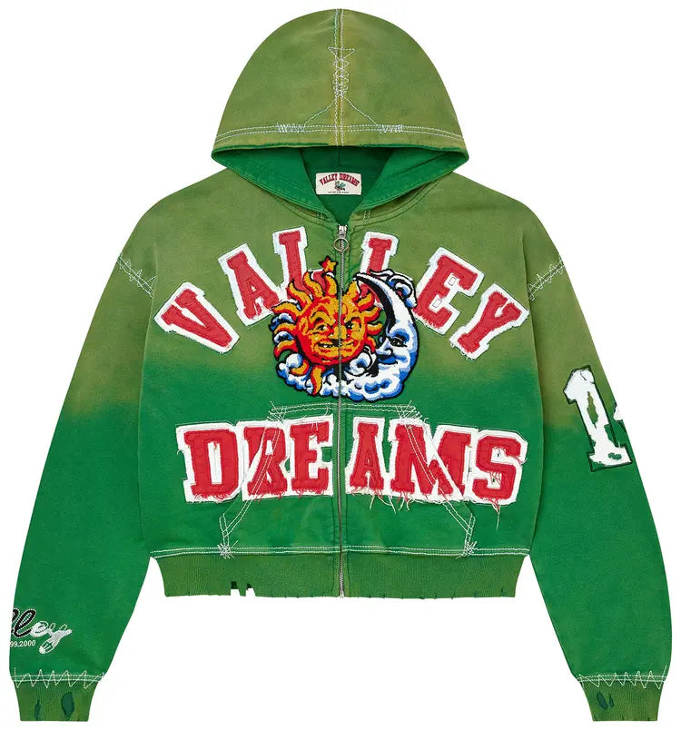 Vale Forever Sunny Zip Up Green