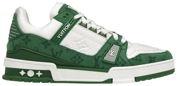 Louis Vuitton Trainer Green Monogram