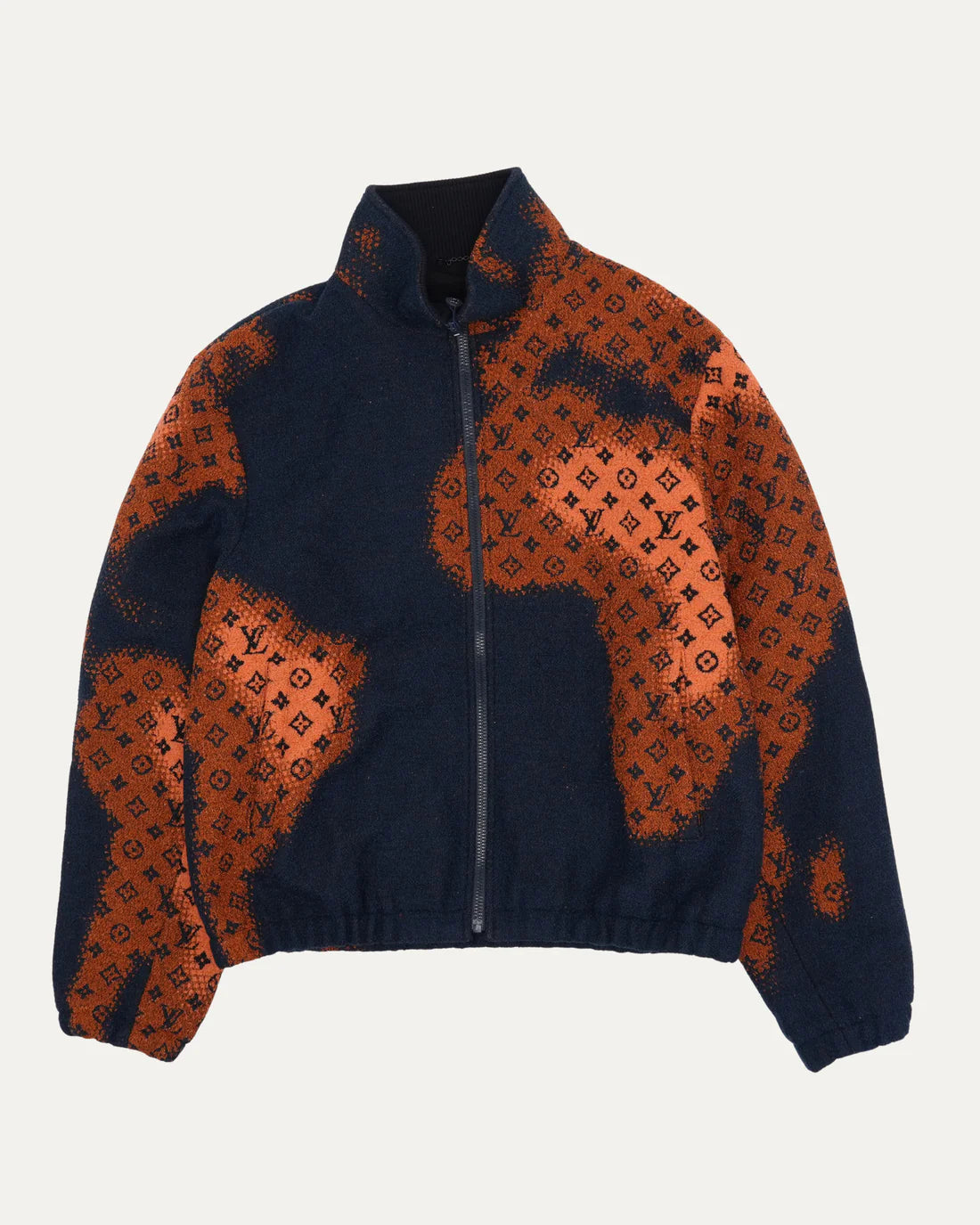 Louis Vuitton Bonfire Monogram Fleece Bouclette Blouson Jacket