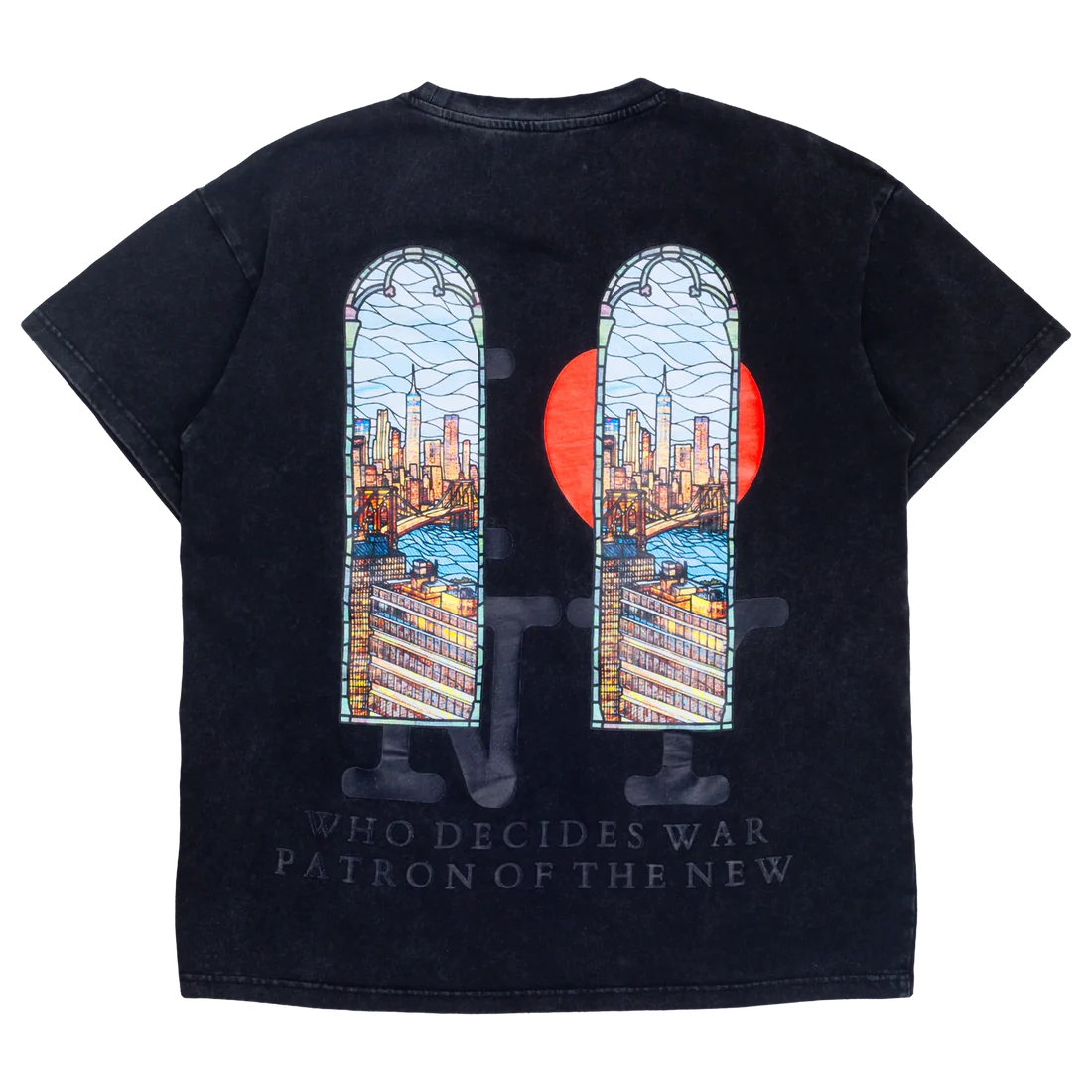 Who Decides War x Patron Of The New T-Shirt Coal