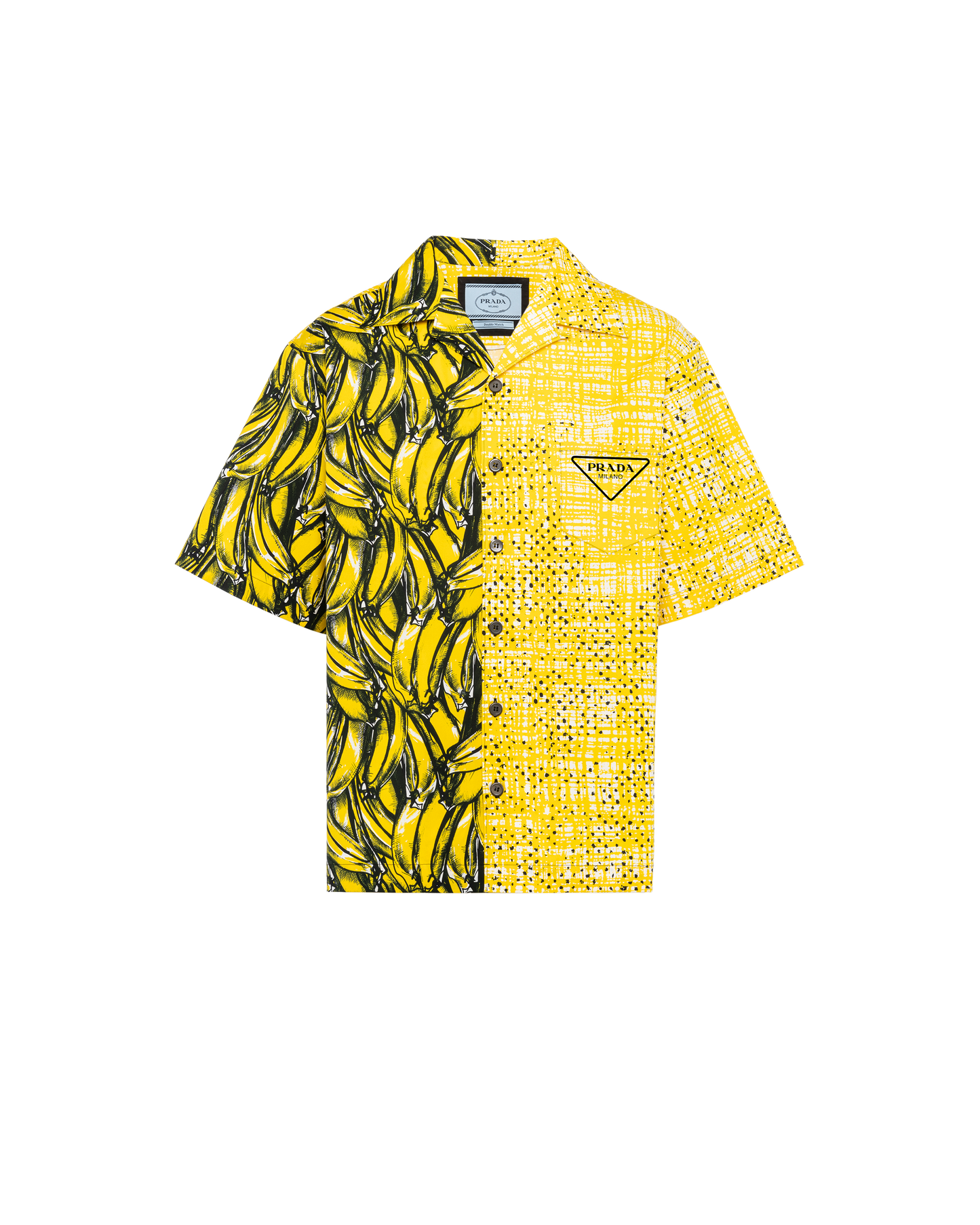 Prada Double Match Banana Poplin Shirt