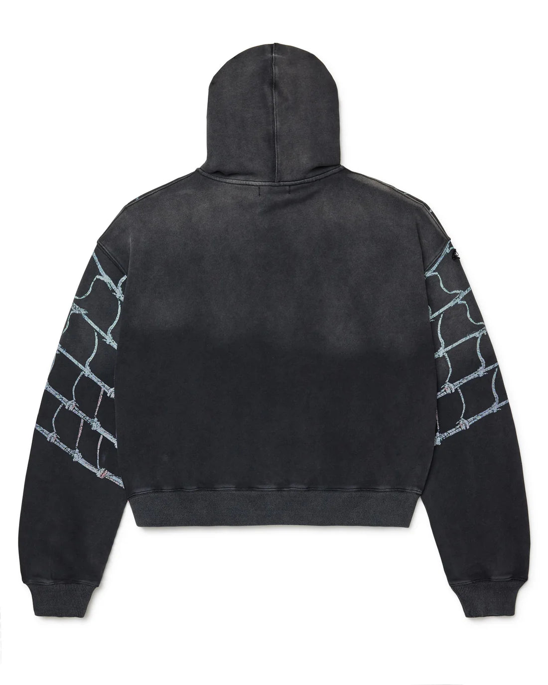 Vale Forever Widow Big Zip Up Hoodie Black