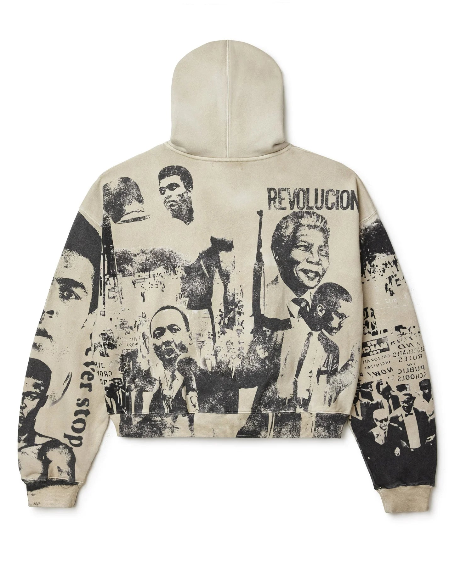Vale Forever Monument Zip Up Hoodie Tan