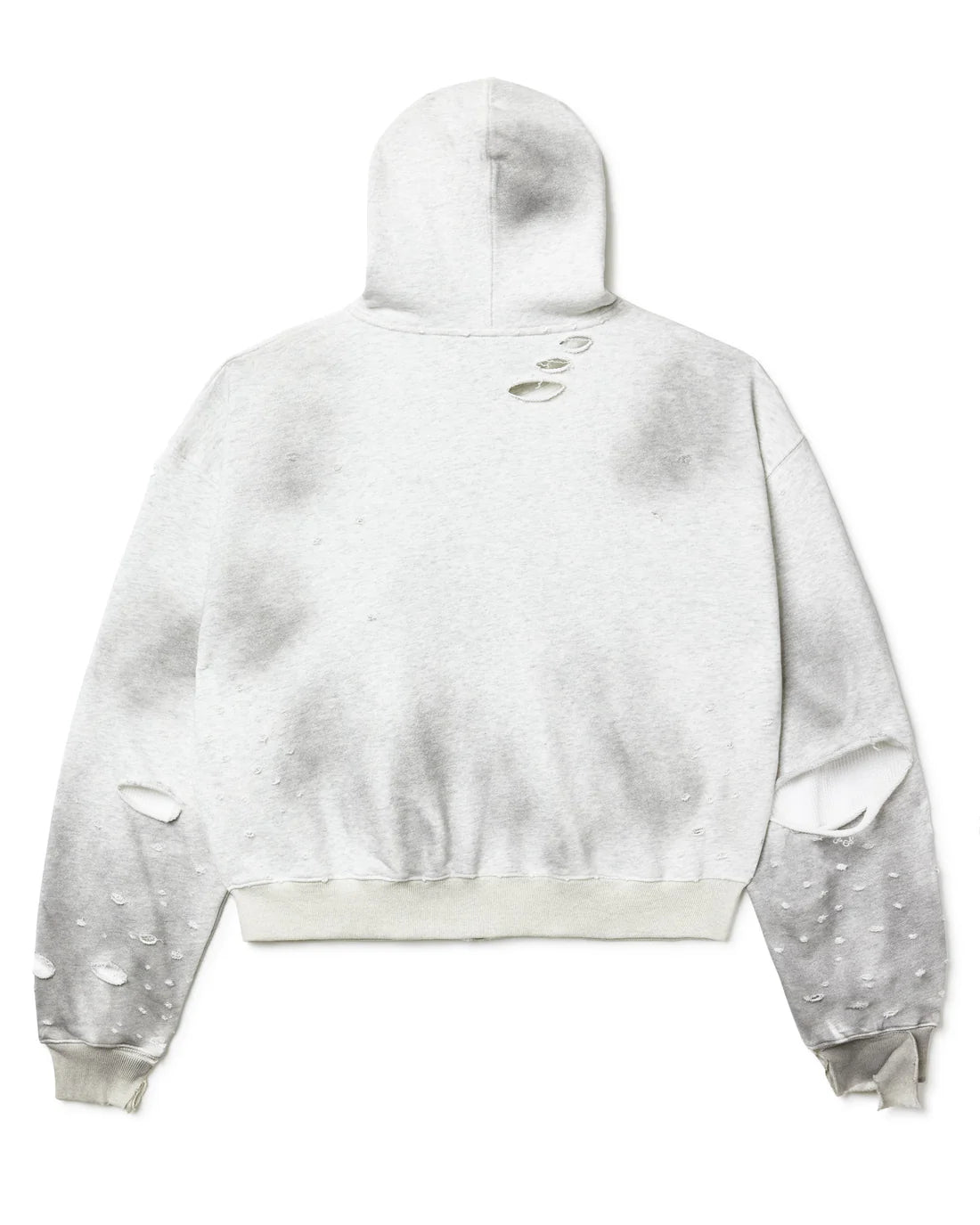 Vale Forever Athletica Destroyer Zip Up Hoodie Grey