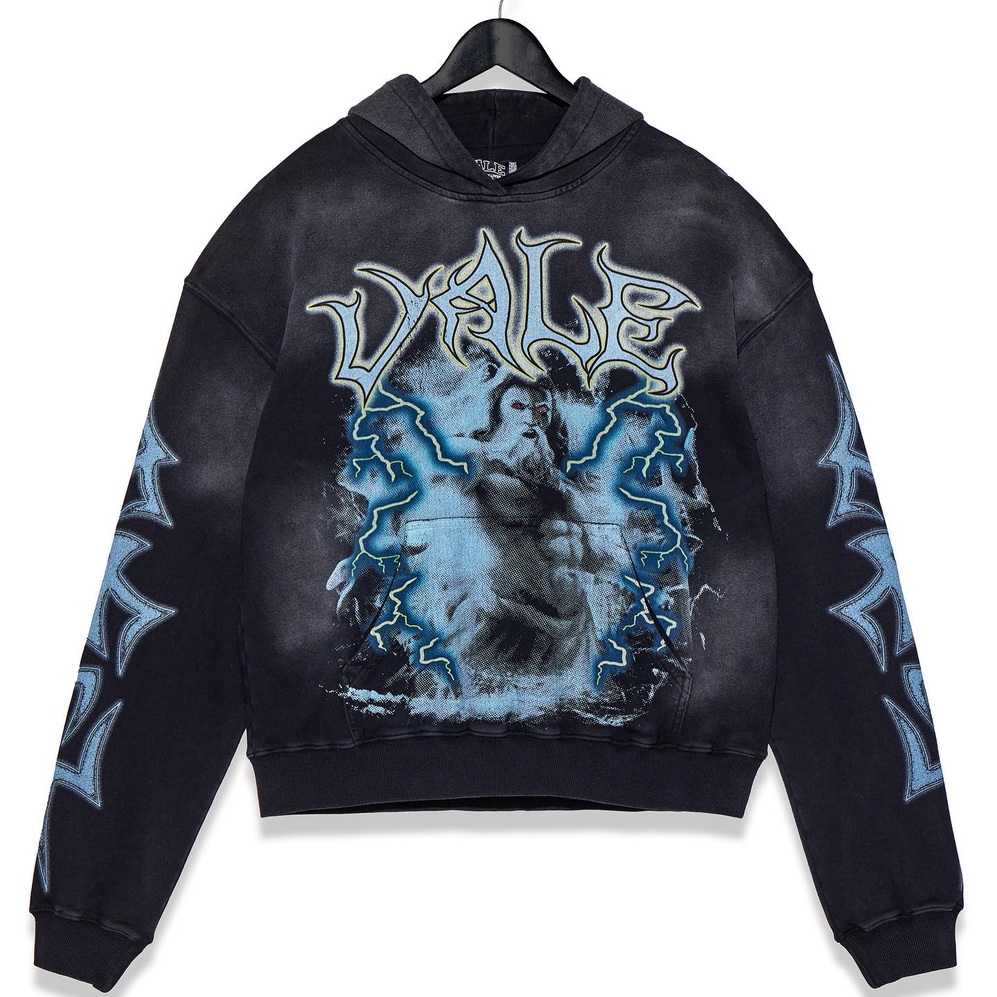Vale Forever Neptune Washed Black Hoodie