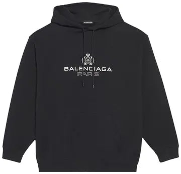 Balenciaga BB Paris Hoodie Black
