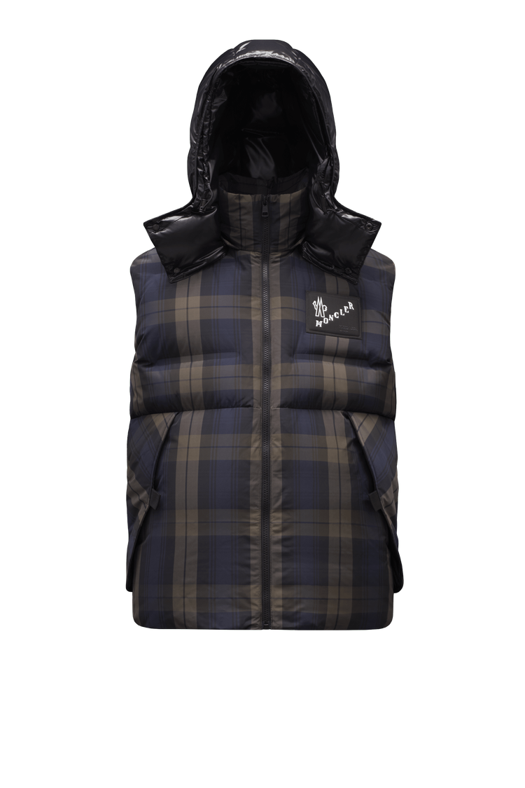 Moncler Genius FRGMT Hiroshi Fujiwara Worren Blackwatch Tartan Gilet Vest