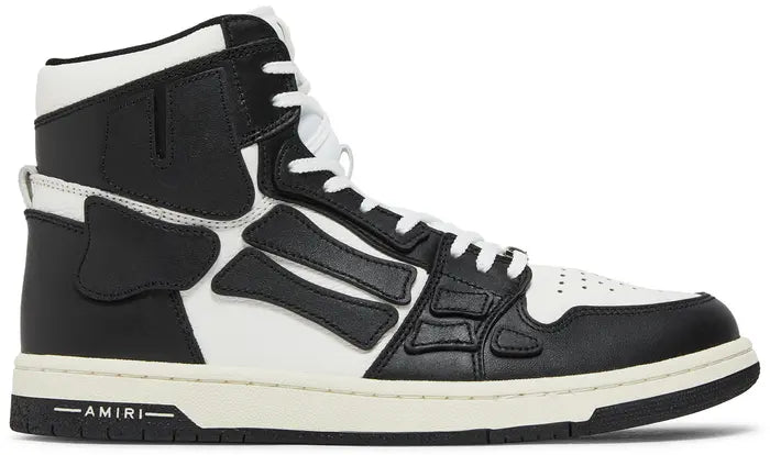 Amiri Skel Top High White Black