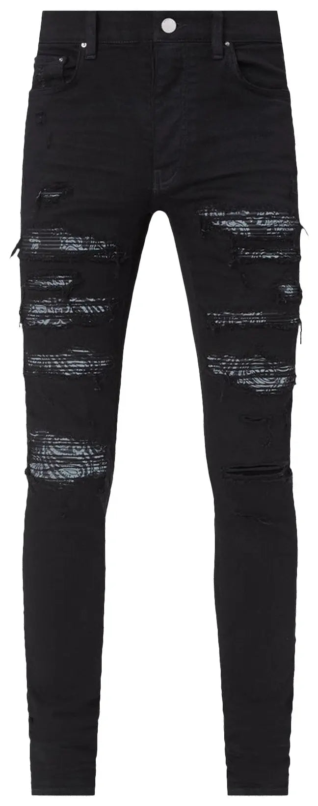 Amiri Bandana Thrasher Jeans Black