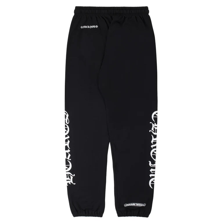 Chrome Hearts Horseshoe Logo F You Spellout Sweatpants Black