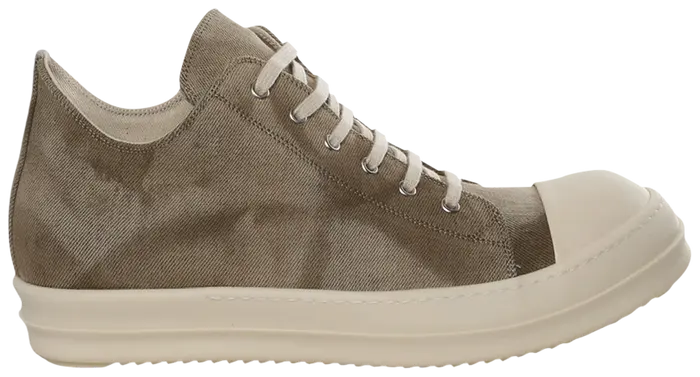 Rick Owens DRKSHDW Scarpe Denim Low Sneaker Dust Milk