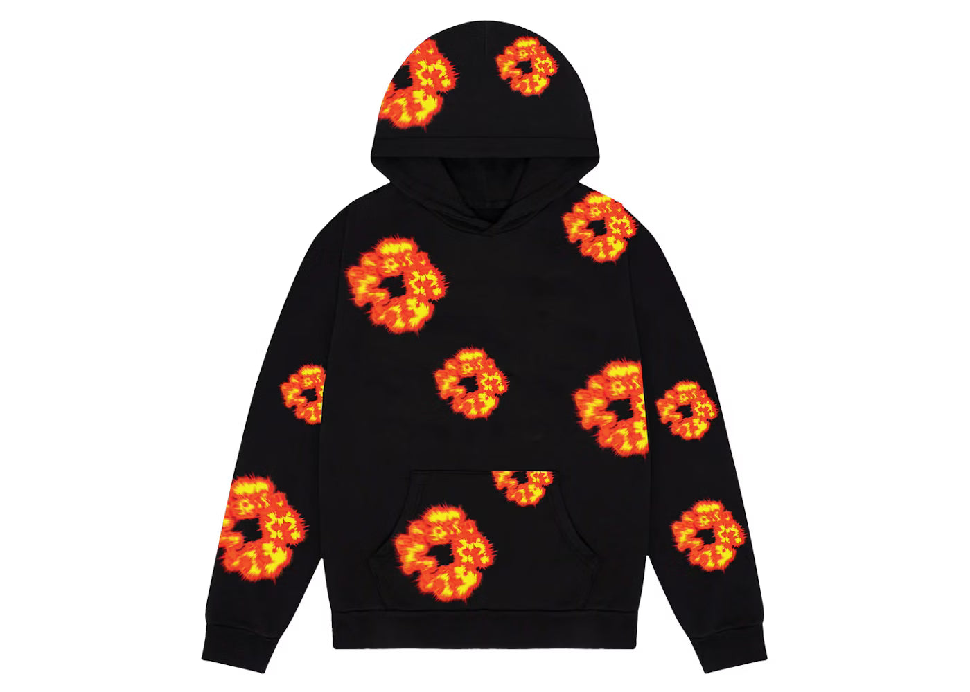 Denim Tears Offset Wreath Hoodie Black