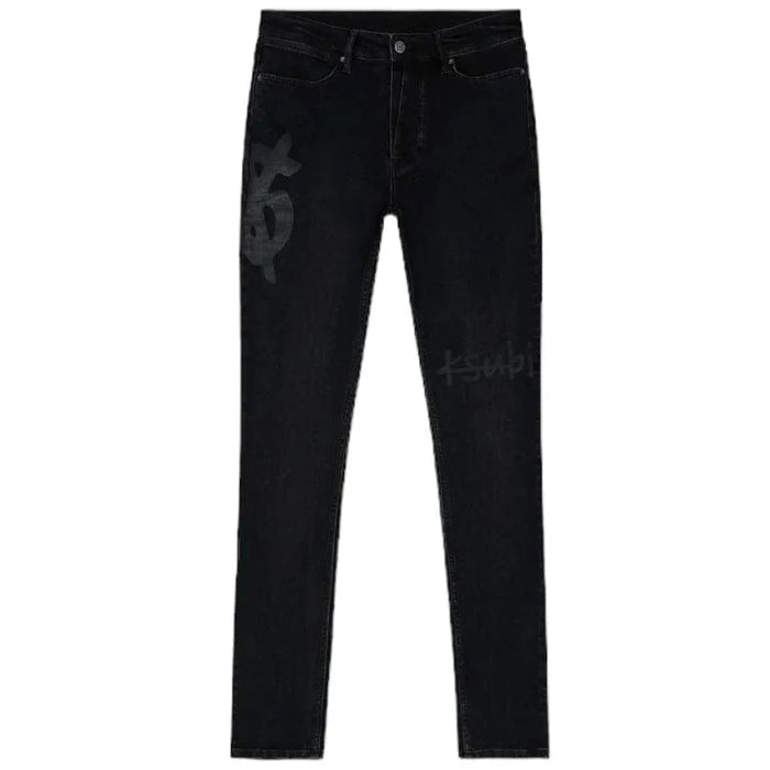 Ksubi Van Winkle Lock Up Denim Jeans Black