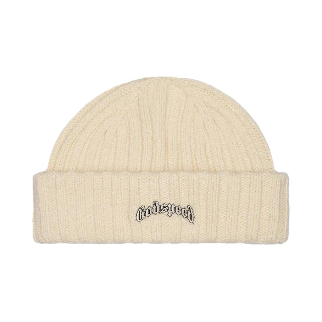 Godspeed OG Logo Emblem Beanie Cream