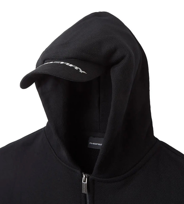 GV Gallery Dad Cap Zip Up Hoodie Black