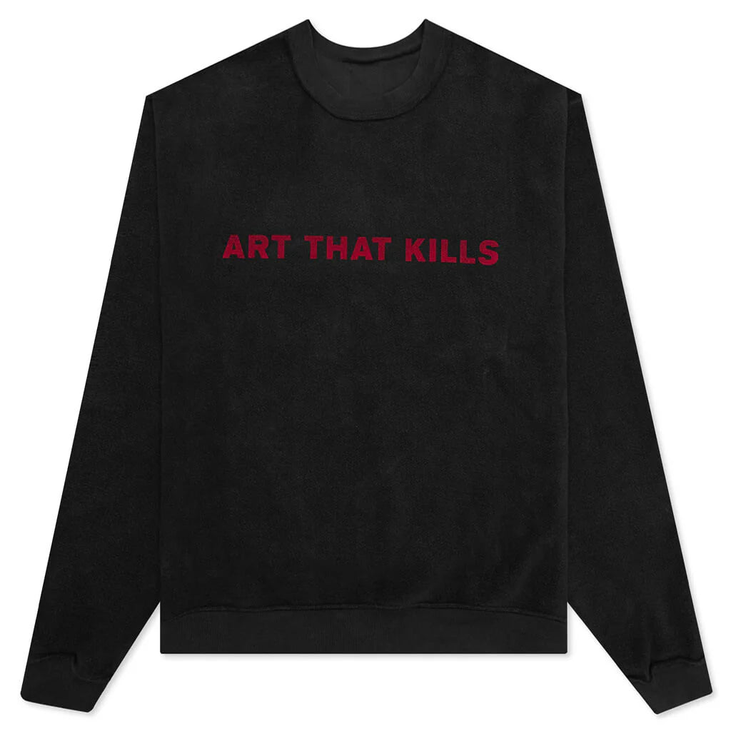 Gallery Dept. Art That Kills Reversible Crewneck Sweatshirt Black