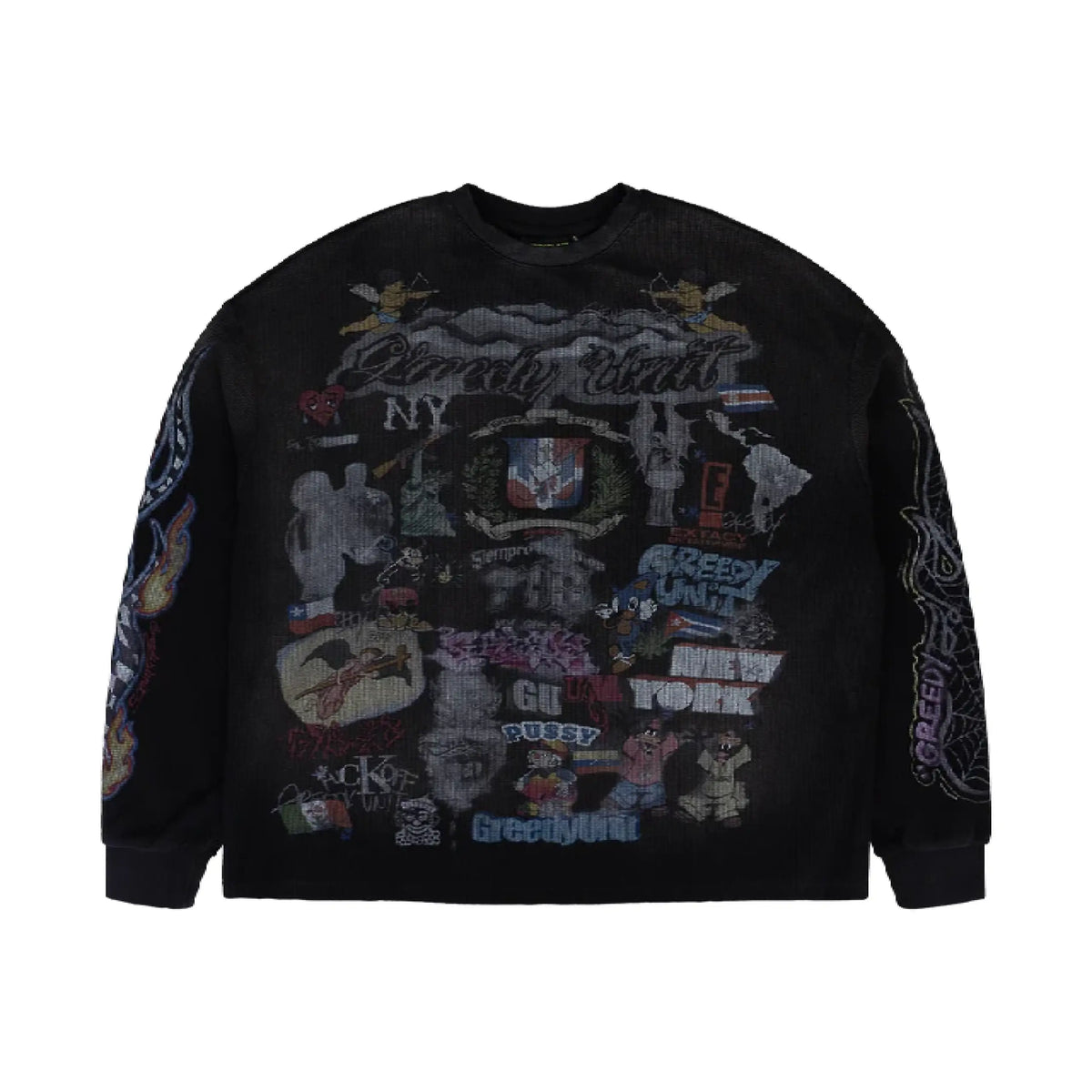 Greedy Unit All Over Black Thermal