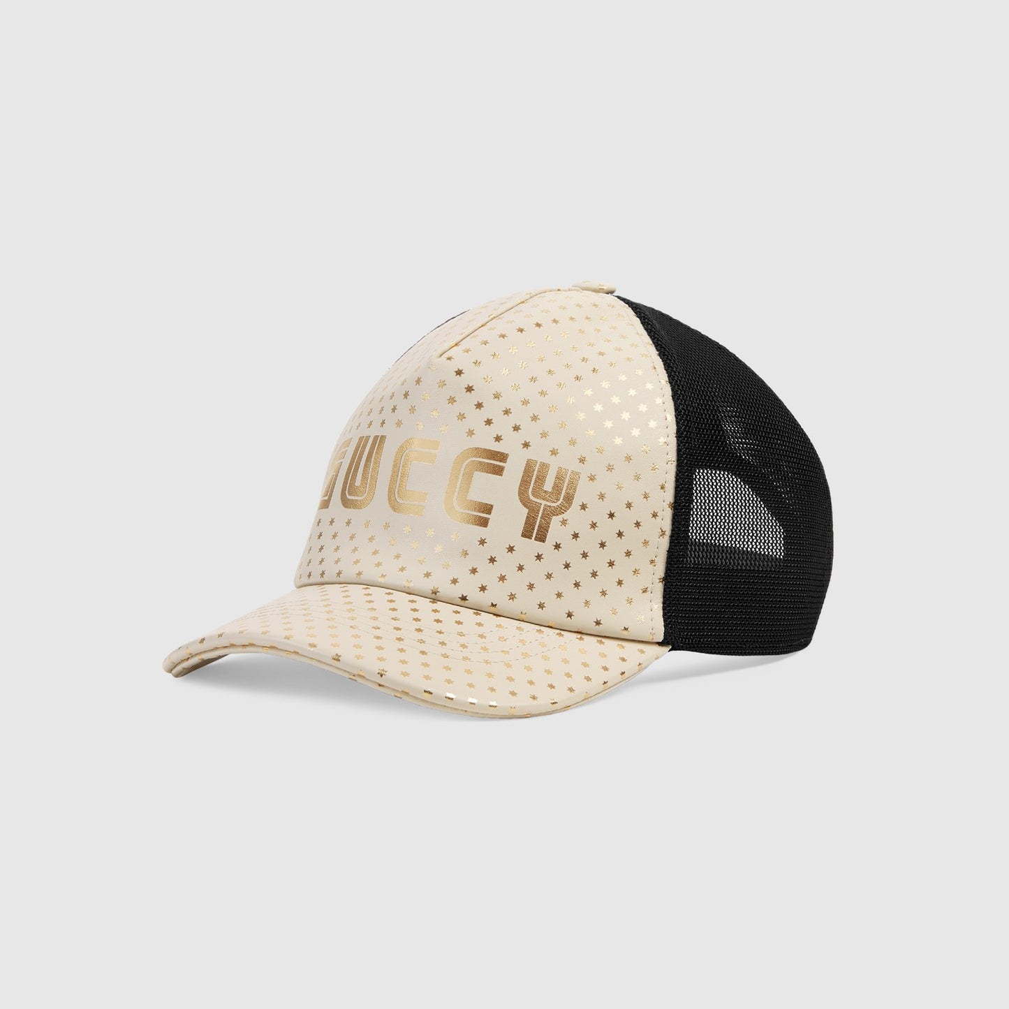 Gucci Sega Guccy Hat White Gold Star