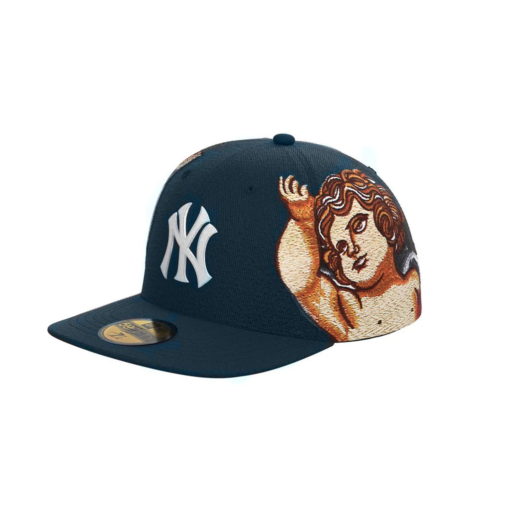 Jon Stan NYC NY Yankee Angel Fitted Navy