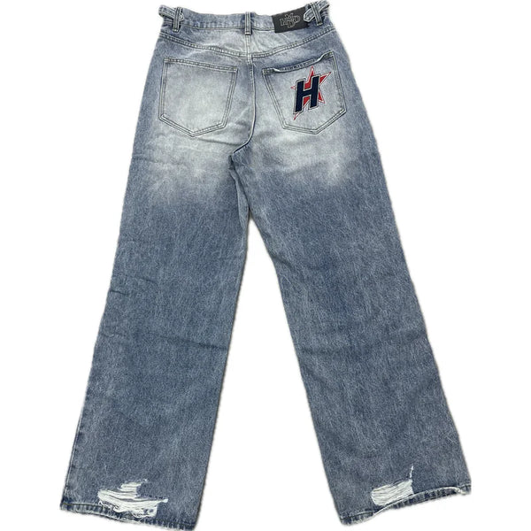 HMDD Crystal H-Star Jeans Light Wash
