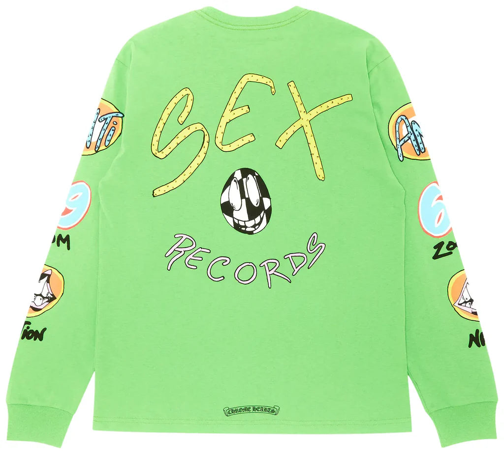 Chrome Hearts Matty Boy Sex Records LS T-Shirt Green