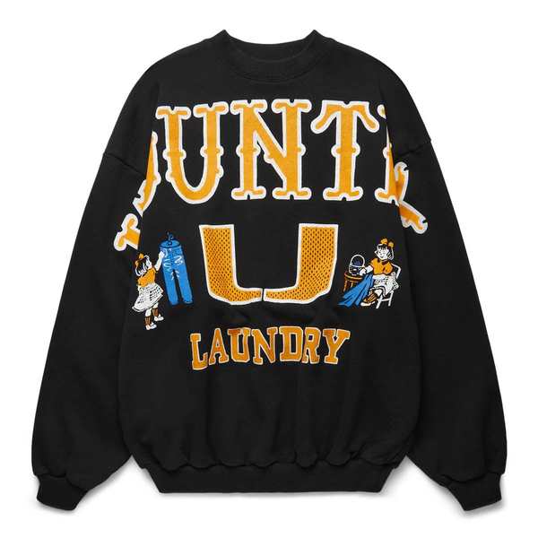 Kapital Big Kountry College Sweatshirt Black