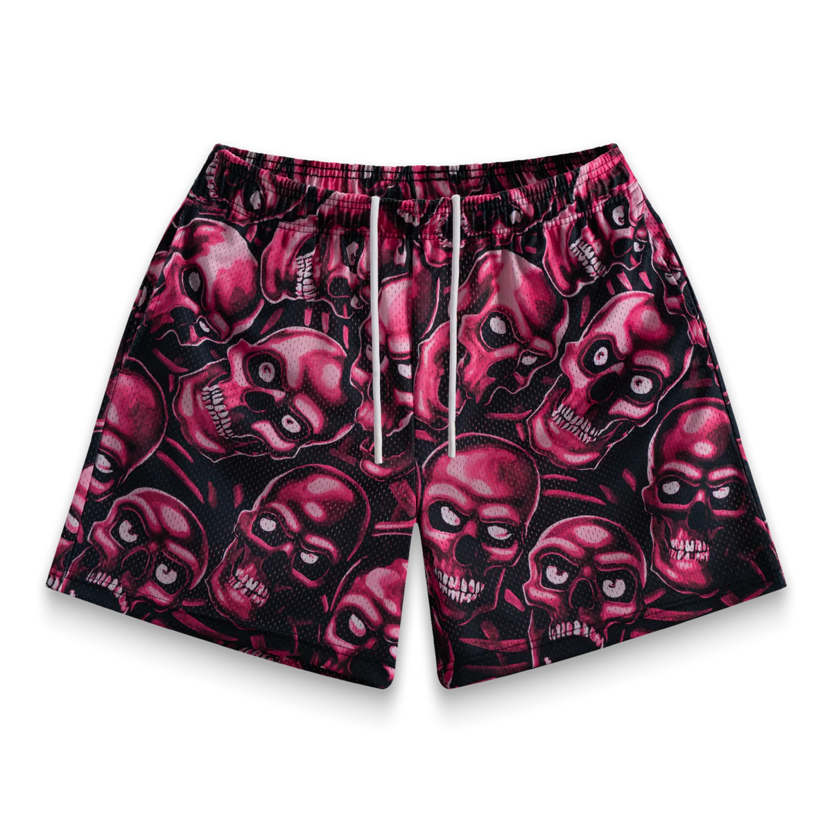 Bravest Studios Red Skully Shorts
