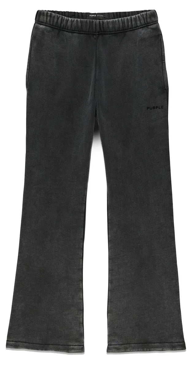 Purple Brand Basic Flared Sweatpant Washed Black
