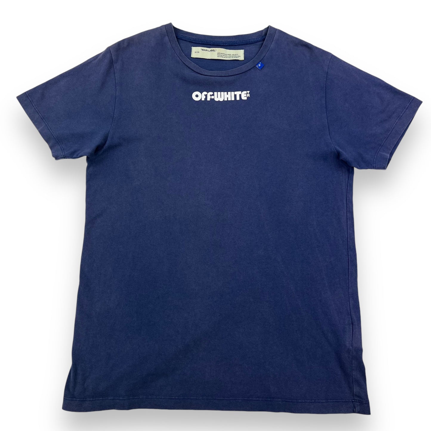 Off-White Virgil Abloh Skeletons T-Shirt Blue
