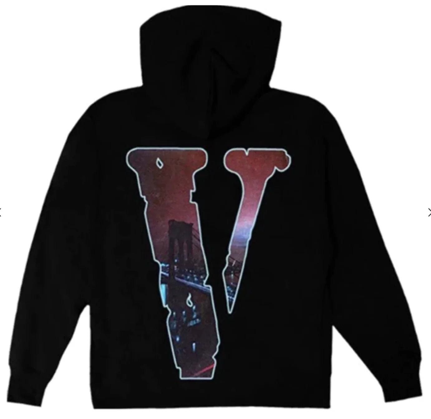 Vlone x Pop Smoke Wraith Hoodie Black