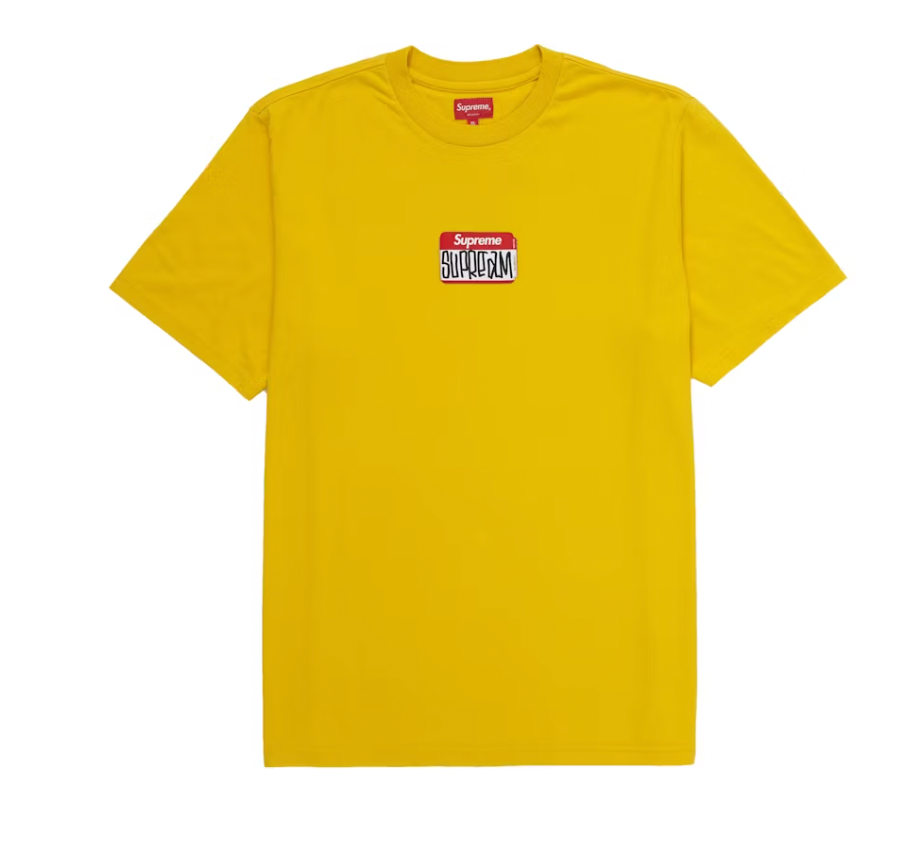 Supreme Gonz Nametag S/S Tee Yellow