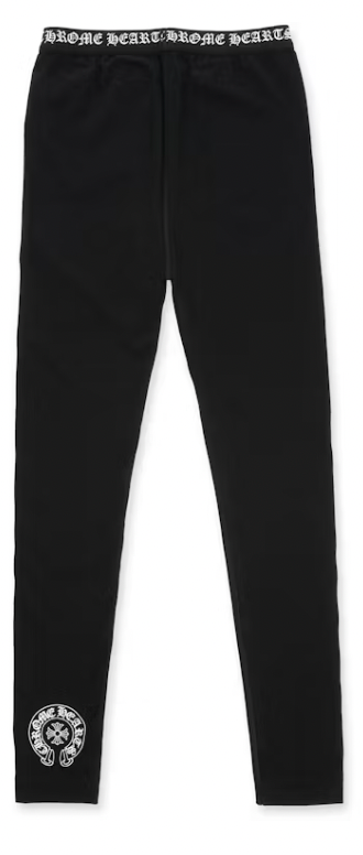 Chrome Hearts Logo Leggings Black