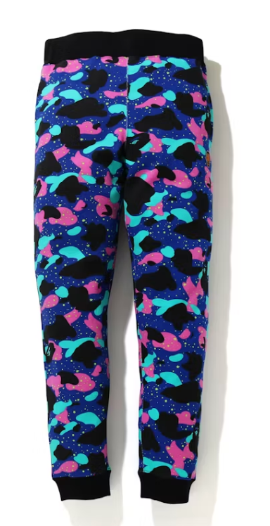BAPE x Kid Cudi Camo Slim Sweatpants Multi