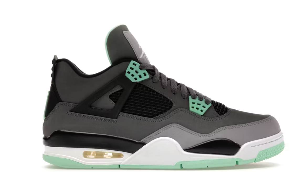 Jordan 4 Retro Green Glow