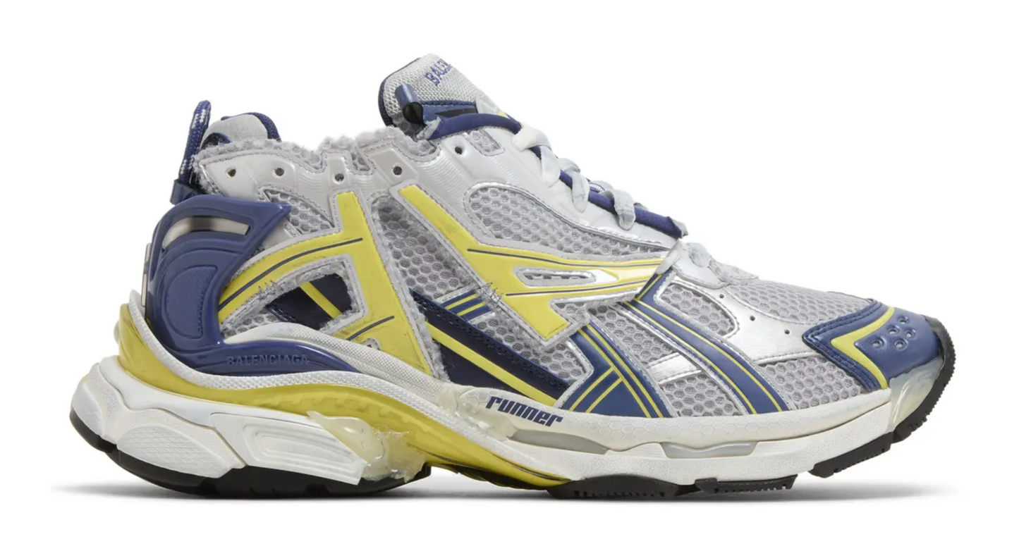Balenciaga Runner Sneaker White Blue Yellow