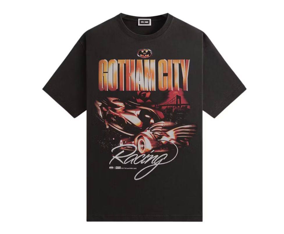 Kith x Batman Batmobile Vintage Tee Black