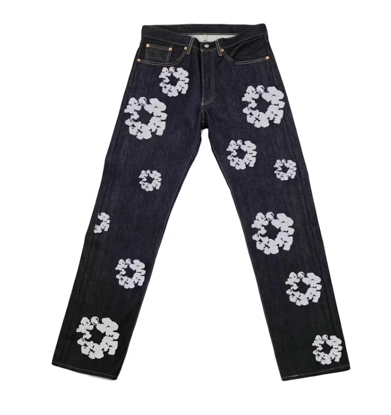 Denim Tears x Levi's Cotton Wreath Jean Raw Indigo