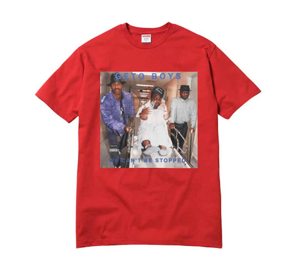 Supreme Rap A Lot Records Geto Boys Tee Red