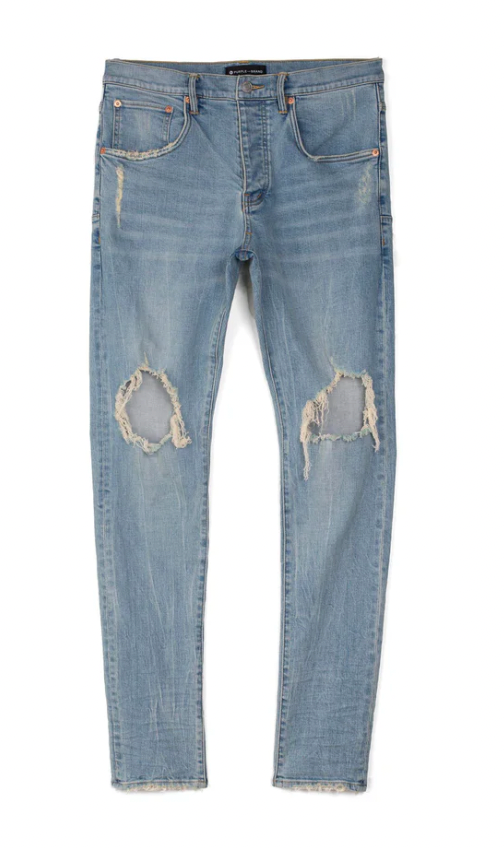 Purple Brand Light Indigo Blowout Jeans