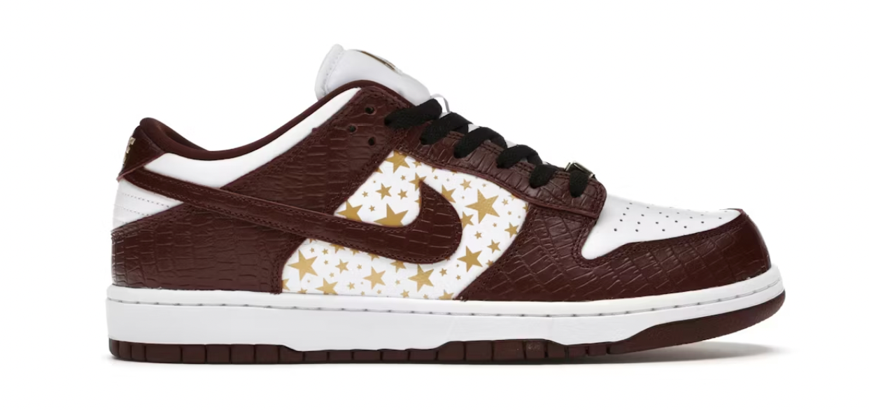 Nike SB Dunk Low Supreme Stars Barkroot Brown (2021)