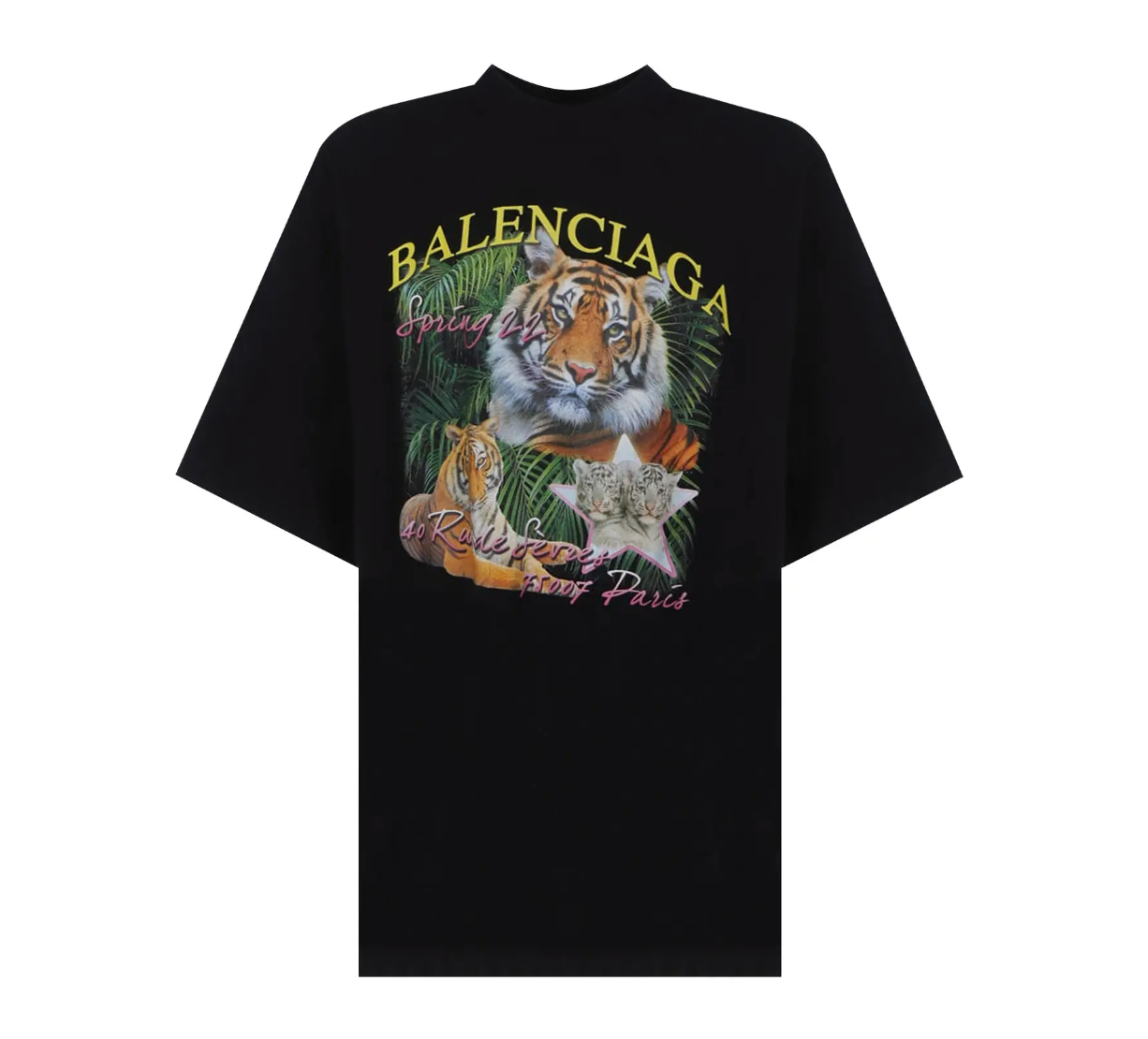 Balenciaga Worn Out T-Shirt Black