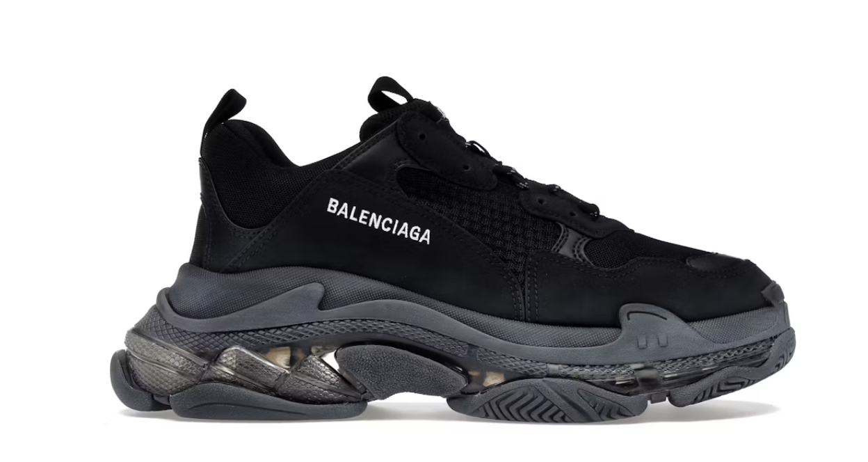 Balenciaga Triple S Clear Sole Black