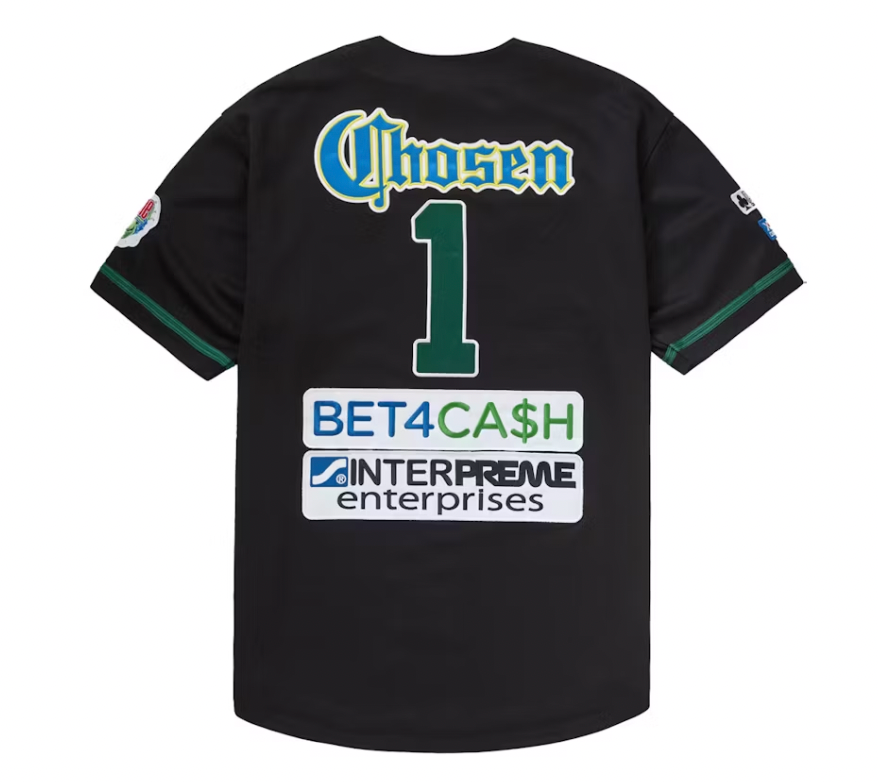 Supreme Chosen One Baseball Jersey Black