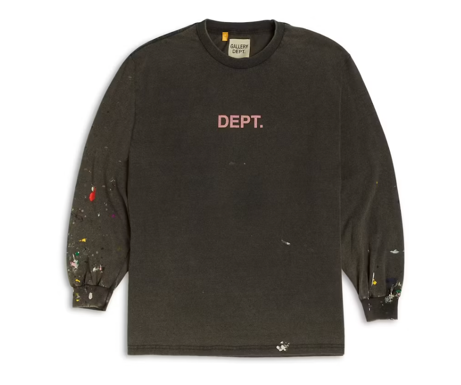 Gallery Dept. DEPT. Painted L/S T-shirt Black